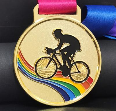 China USA Wholesale Custom School Competition Bike Medal for sale