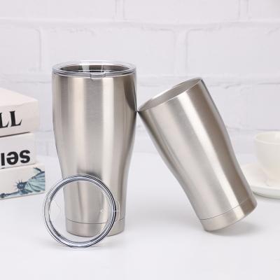 China Hot Selling Amazon Custom 30Oz Disposable Insulated Christmas Thermos Coffee Curve Tumbler 30 oz Stainless Steel Double Walled Tumbler for sale