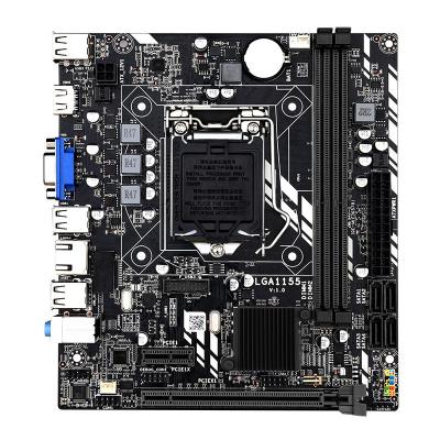 China Factory Supplier Gaming Computer Motherboard H61m Lga1155 DDR3 Desktop Motherboard H61 for sale