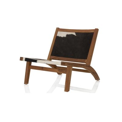 China Modern cowhide wooden chair KA-32 in leather for sale