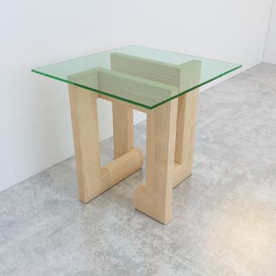 China Convertible Narrow Cube Side Table / Wooden Square Side Table for sale