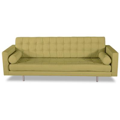 China Mid Century 3seater Convertible Sofa In Newest Fabric Color Low Price Hot Selling Fabric Sofa for sale