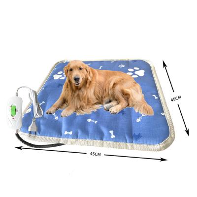 China Electric Cat Covering Mat Pet Bed For Dog Heating Anti Bite Waterproof Pet Heated Electric Stocked Warm for sale