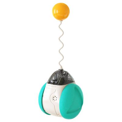 China Amazon Viable Explosion Rocker Cat Shop Toy Balance Car Toy Electric Sounding Treat Multifunctional Amazon Cat Bird Called Balance Car for sale