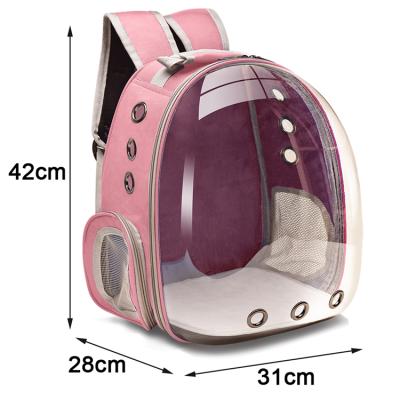 China Fashion Hot Airline Approved Portable Travel Bag Transparent Pet Sling Backpack Capsule for sale