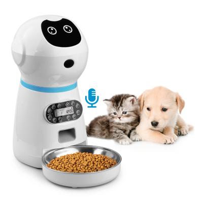 China Wholesale Automatic Electronic Automatic Dog Feeder Automatic Dog Feeder Pet Timing Pet Automatic Feeder for sale