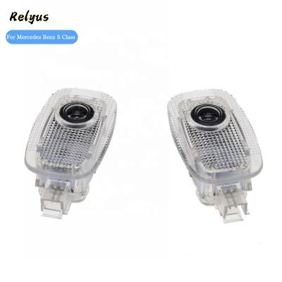 China Car Door Lights Benz S V Vito CL Class AMG W221 W447 W640 C216 Ghost Shadow Lamp Welcome Styling Logo Light Projector For Mercedes Car LED Door Lights for sale