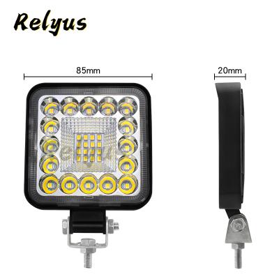 China Wholesale High Quality Aluminum+LED Car Accessories Super Bright Square Led To Work Light Auto Work Light Led for sale