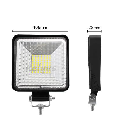 China Factory Cheap Price High Quality Aluminum+LED Work Light Best Rectangular Led Work Light Rectangular Led Lamp for sale