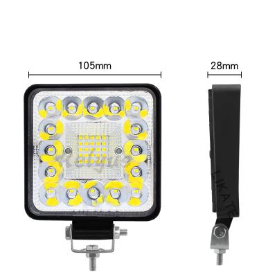 China 2021 Hot Sale New Arrival High Quality Aluminum+LED Square Led Work Light For Truck Bright White Led Work Light for sale