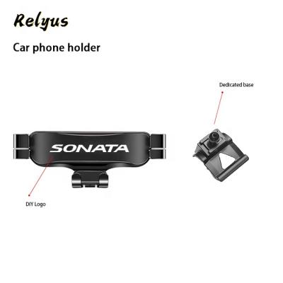 China Universal Car Cell Phone Holder Duct Outlet Mount For Hyundai Ix25 Ix35 Lafesta Sonata Mistra Tucson Santa Fe Elantra Celesta for sale