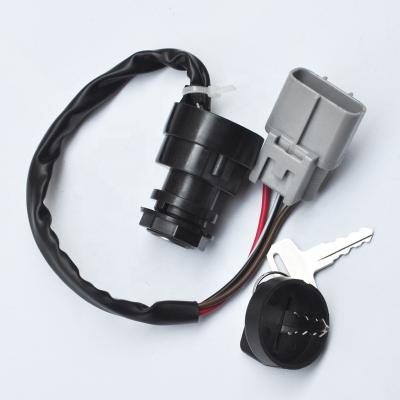 China Rubber+alloy Ignition Key Switch For Yamaha Grizzly 660 YFM660 2002 2003 04 05 06 07 2008 ATV for sale