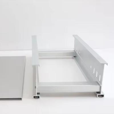 China 2-9m Length Rectangular Trough Cable Trays for Cable Support and Management for sale