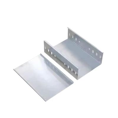 China Silver Trough Cable Trays for Optimal Cable Organization Compatible With Various Cable Types and Brackets for sale