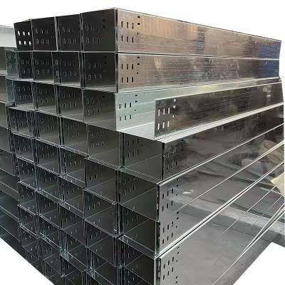 China 2m-6m Length Hot Dip Galvanized Wire Mesh Cable Tray With Strong And Adjustable Features for sale