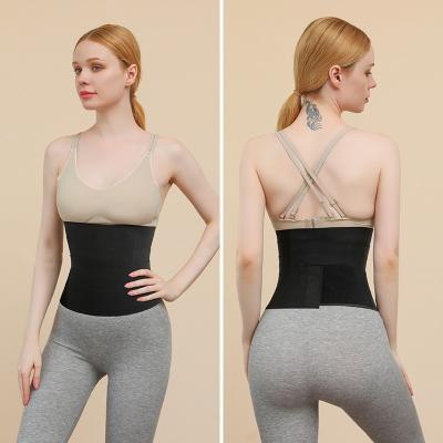 China Logo Bodysuit Slimming Wrap Antibacterial Custom Bandage Belt Shaper Trimmer Corset Waist Trainer For Women for sale