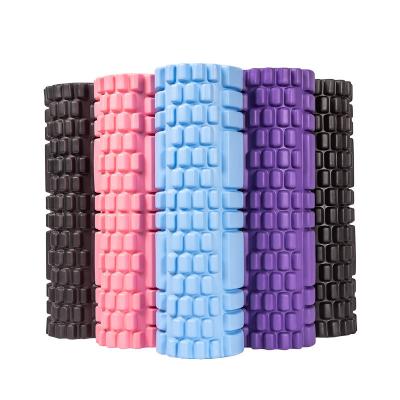 China Custom Eco-friendly Cork China Fitness Massage Wheel Eva Paint Column Yoga Foam Gym Roller for sale