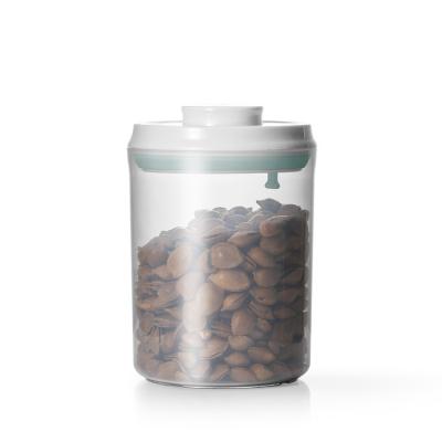 China Custom Freshness Keeping Cereal Storage Container Set Cereal Jar With Lid For Kitchen Pet Container Storage Plastic Storage Box Airtight Nut for sale