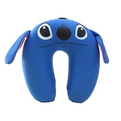 China Factory Wholesale Magnetic U Shape Cute Cartoon Pillow Memory Foam Car Neck Pillow for sale