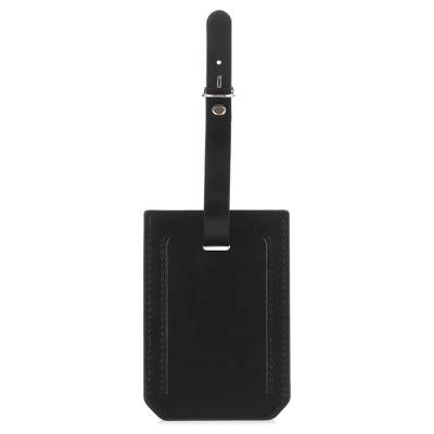 China Customized Best Selling Durable Genuine Leather Travel Luggage Tag Baggage Tag for sale