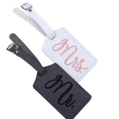 China Best Selling Durable Luggage Tag Travel Genuine Leather Custom Luggage Tags for sale