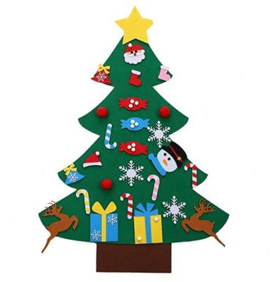 China Best Selling Chirstmas Decor DIY Felt Christmas Tree Decorations Bulk Custom Christmas Gift for sale