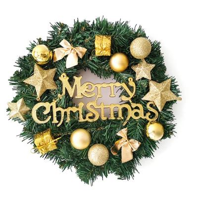 China Eco-friendly Christmas Wreath New Arrival Hanging Ball Wreath Decoration Decor Party Supplies for sale