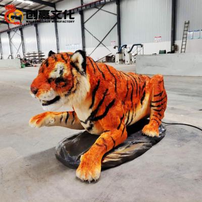 China Foam realistic animatronic tiger in vivid motions and true color for sale