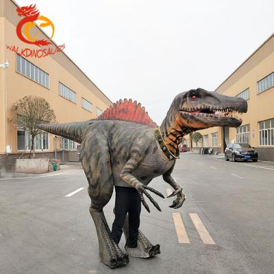 China Stainless Steel Lightweight Adult Dinosaur Walking Costume For Party And Event for sale