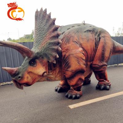 China New Design Stainless Steel Realistic Walking Dinosaur Costume For Party for sale