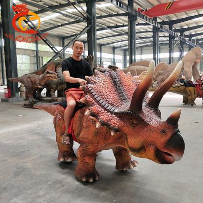 China Animatronic dinosaur ride amusement park dinosaur ride for sale for sale