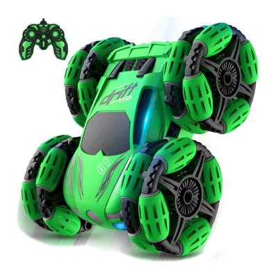 China Eco-Friendly Radio Remote Control Car Double Sided 360 Rotating Tumble Shakes Rc Stop Car Toys For Kids RC Hobby Battery Plastic Unisex ABS for sale