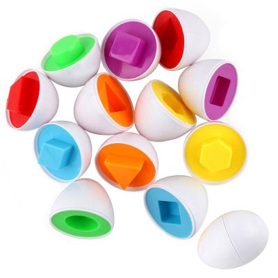 China Unique design nonwoven hot sale fiber fabrics+polyester Educational Toy Matching Eggs Shapes Colors intelligent toys for sale