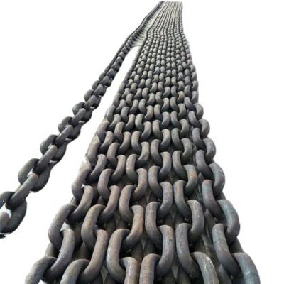 China High Quality High Strength Round Link 16x50x5 Bucket Lift Lift Link Chain For Sale for sale