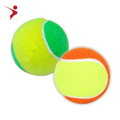 China OEM Product Good Quality Natural Rubber Professional Beach Tennis Ball Yellow Orange Kid Friendly Customized Tennis Ball And Mini Soft Tennis Ball for sale