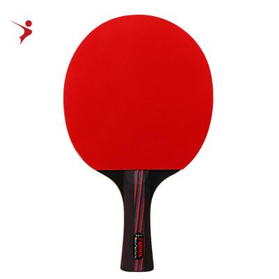 China OEM Ping Pong Paddle Top Quality Star Competition LEJIAER 4 Wooden Advance Table Tennis Racket Premium Rubber Table Tennis Bat for sale