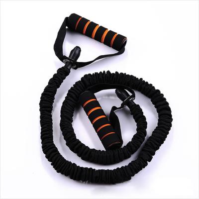 China Promotion One Word Resistance Rope Latex Tension Belt Elastic Yoga Exercise Tension Rope Fitness Pull Up Training Yoga Rope for sale