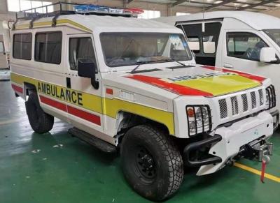 China BAW 4WD Rhd Emergency Ambulance Vehicle Car Single Axle for sale