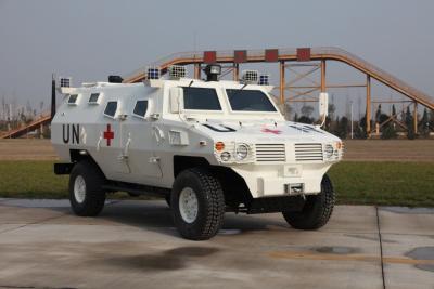 China White Armoured Ambulance for Emergency Car Vehicle Rhd for sale