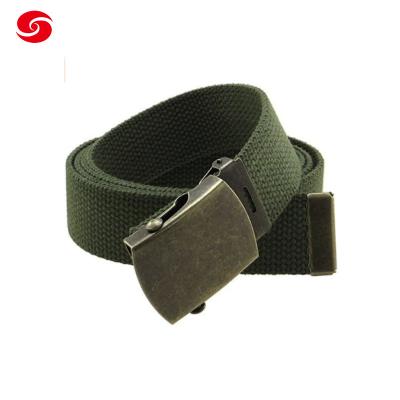 Chine Ceinture de toile 160cm militaire professionnelle avec la boucle en laiton à vendre