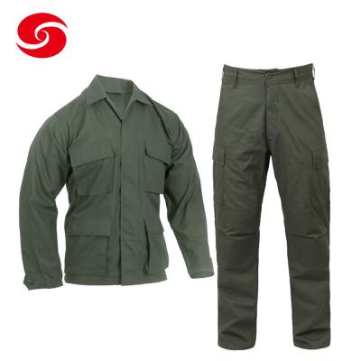 China Algodón militar Ripstop del poliéster de Military Police Uniform del soldado del verde caqui en venta