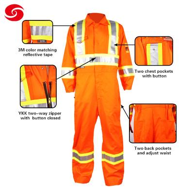 China                                  Multi-Functional Fire Retardant Coverall Reflective Strips Overalls              for sale