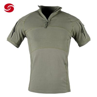 Chine De support de collier de POLO de T-shirt de tirette poches militaires plus étroitement à vendre