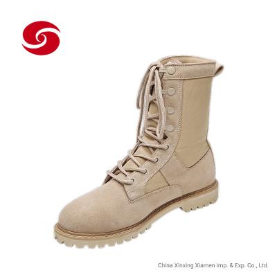 China Botas de desierto tácticas militares de la selva del combate del color de la arena de China Xinxing en venta