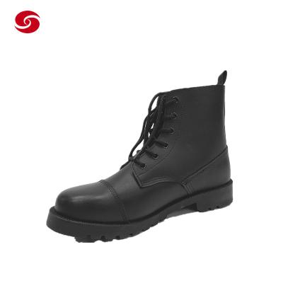 China Echte lederne Multifunktions- Kampf-Sicherheit Stahl-Toe Shoes Boots zu verkaufen