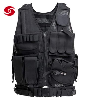 China                                  Outdoor Lightweight Nylon Combat Training Modular Assault CS Military Tactical Vest with Detachable Belt              for sale