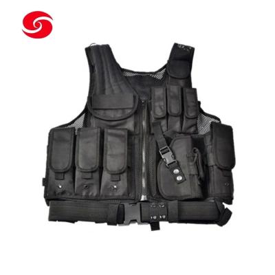 Chine Gilet tactique de sécurité noire de police à vendre