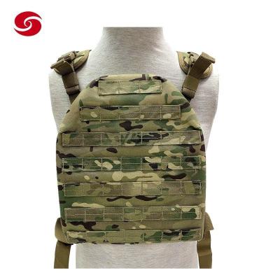 Chine Les fibres textiles camouflent le coffre tactique Rig Military Ballistic Plate Carrier de taupe de gilet à vendre