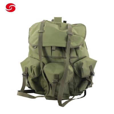 China Grünes Metall gestalten uns militärischer taktischer Rucksack-Nylon-Polyester zu verkaufen