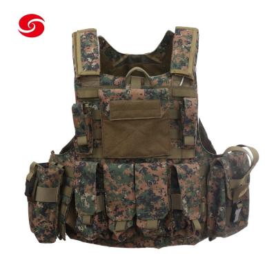 China Military Digital Camouflage Airsoft Combat Nylon Tactical Vest for sale